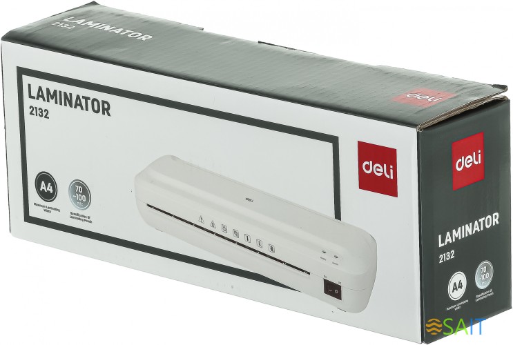 Ламинатор Deli E2132 A4 (70-100мкм) 22см/мин реверс
