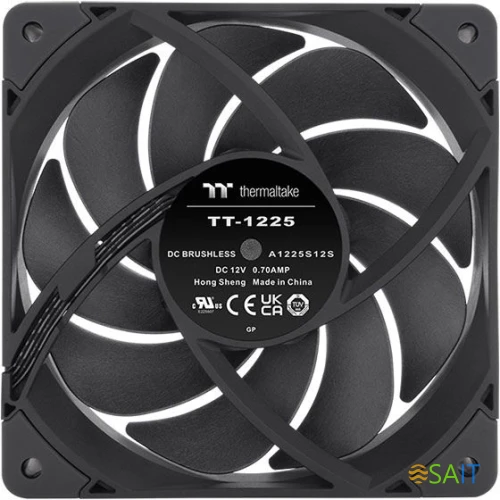 Вентилятор для корпуса Thermaltake TOUGHFAN 12 Pro 120х120x25 черный 4-pin 22.6дБ (CL-F139-PL12BL-A) Ret