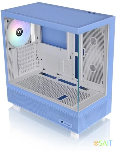 Корпус Thermaltake View 270 TG ARGB Hydrangea голубой без БП ATX 9x120mm 2x140mm 1x200mm 2xUSB3.0 audio bott PSU