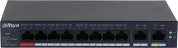 Коммутатор Dahua DH-CS4010-8GT-110 (L2) 10x100Мбит/с 8PoE 110W управляемый
