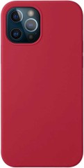 Чехол (клип-кейс) Deppa для Apple iPhone 12/12 Pro Liquid Silicone красный (87780)