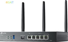 Межсетевой экран TP-Link Omada ER706W AX3000 10/100/1000BASE-TX/SFP черный