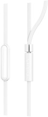 Гарнитура внутриканальные Philips TAE1105WT/00 1.2м белый проводные в ушной раковине