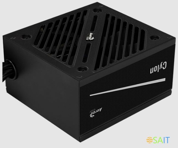 Блок питания Aerocool ATX 600W CYLON 600 80+ (20+4pin) APFC 120mm fan color 5xSATA RTL