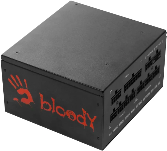Блок питания Bloody ATX 850W BD-PS850G 80+ gold (20+4pin) APFC 120mm fan 12xSATA Cab Manag RTL