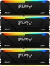 Память DDR4 4x8GB 3600MHz Kingston KF436C17BB2AK4/32 Fury Beast RGB RTL Gaming PC4-28800 CL17 DIMM 288-pin 1.35В kit single rank с радиатором Ret