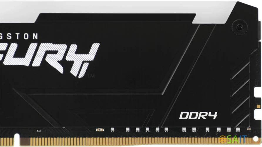 Память DDR4 4x8GB 3600MHz Kingston KF436C17BB2AK4/32 Fury Beast RGB RTL Gaming PC4-28800 CL17 DIMM 288-pin 1.35В kit single rank с радиатором Ret
