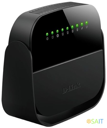 Роутер беспроводной D-Link DSL-2640U/R1A N150 ADSL черный