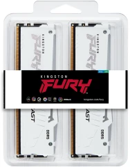 Память DDR5 2x16GB 6000MHz Kingston KF560C36BWE2AK2-32 Fury Beast White Expo RGB RTL PC5-48000 CL36 DIMM 288-pin 1.35В kit single rank с радиатором Ret