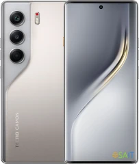 Смартфон Tecno Camon 40 Pro 256Gb 8Gb титан моноблок 3G 4G 2Sim 6.78" 1080x2436 Android 15 50Mpix 802.11 a/b/g/n/ac NFC GPS GSM900/1800 GSM1900 Protect FM