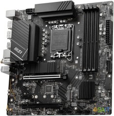 Материнская плата MSI PRO B760M-A WIFI DDR4 Soc-1700 Intel B760 4xDDR4 mATX AC`97 8ch(7.1) 2.5Gg+HDMI+DP
