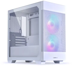 Корпус Lian-Li Lancool 205M Mesh белый без БП mATX 3x120mm 2x140mm 2xUSB3.0 audio bott PSU