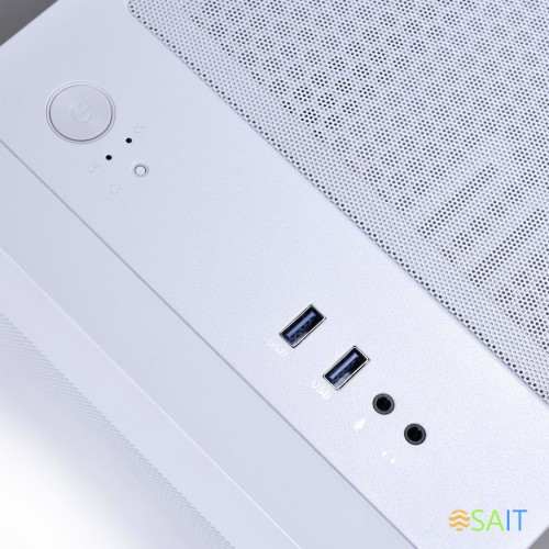 Корпус Lian-Li Lancool 205M Mesh белый без БП mATX 3x120mm 2x140mm 2xUSB3.0 audio bott PSU