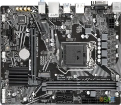 Материнская плата Gigabyte H510M S2H V3 2.0 Soc-1200 Intel Q470 2xDDR4 mATX AC`97 8ch(7.1) GbLAN+VGA+HDMI+DP