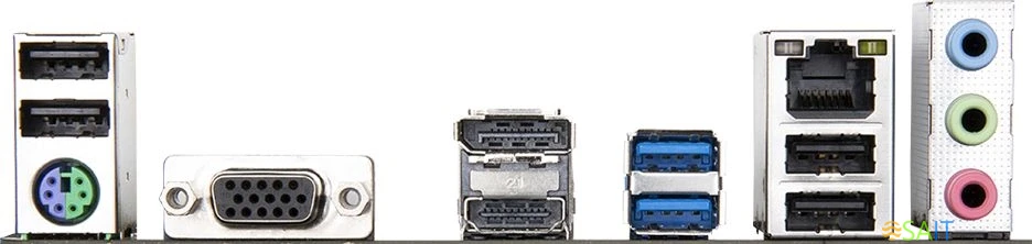 Материнская плата Gigabyte H510M S2H V3 2.0 Soc-1200 Intel Q470 2xDDR4 mATX AC`97 8ch(7.1) GbLAN+VGA+HDMI+DP