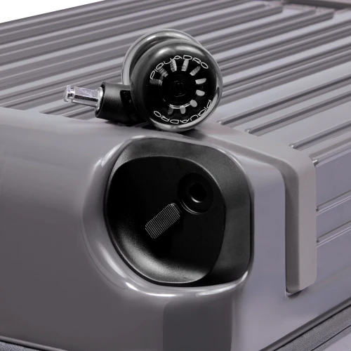 Чемодан Piquadro POP BV4427POP/GR 46x69x27см 67л. 4.43кг. поликарбонат/алюм. серый глянц.