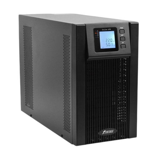 ИБП POWERMAN Online 3000 plus, LCD, двойного преобразования, 3000ВА, 2700Вт, 2 евророзетки с резервным питанием, USB, RS232, слот SNMP, разъем EPO, внешний блок батарей (в комплект не входит), 191 х 460 х 337 мм., 11 кг. Powerman Online 3000 Plus