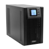 ИБП POWERMAN Online 3000 plus, LCD, двойного преобразования, 3000ВА, 2700Вт, 2 евророзетки с резервным питанием, USB, RS232, слот SNMP, разъем EPO, внешний блок батарей (в комплект не входит), 191 х 460 х 337 мм., 11 кг. Powerman Online 3000 Plus