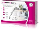Кронштейн для мониторов Ultramounts UM734SIL серый/серебристый 17"-27" макс.7кг крепление к столешнице поворот и наклон