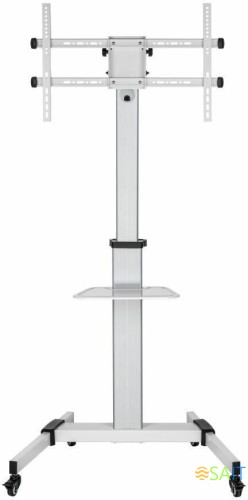 Подставка для телевизора Ultramounts UM307W белый 37"-86" макс.50кг напольный мобильный