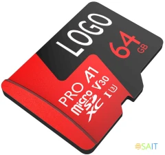 Флеш карта microSDXC 64GB Netac NT02P500PRO-064G-S P500 Extreme Pro w/o adapter