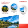 Телевизор LED Starwind 40" SW-LED40SG300 Яндекс.ТВ Frameless черный FULL HD 60Hz DVB-T DVB-T2 DVB-C DVB-S DVB-S2 USB WiFi Smart TV