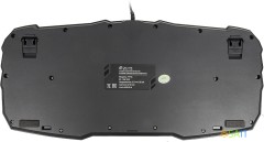 Клавиатура Оклик 777G PSYCHO черный USB Multimedia for gamer LED (подставка для запястий)