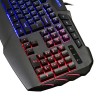Клавиатура Оклик 777G PSYCHO черный USB Multimedia for gamer LED (подставка для запястий)