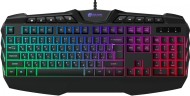 Клавиатура Оклик 777G PSYCHO черный USB Multimedia for gamer LED (подставка для запястий)