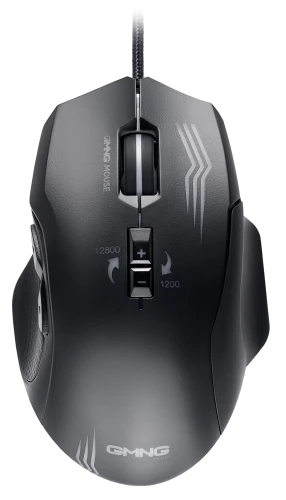 Мышь GMNG 930GM черный оптическая 12800dpi USB для ноутбука 7but