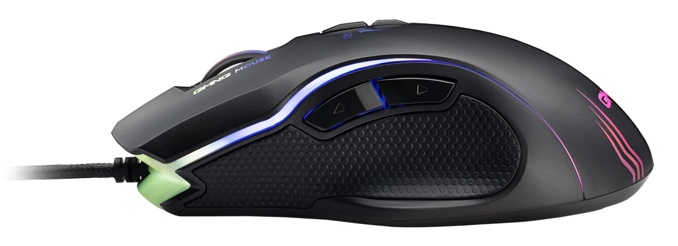 Мышь GMNG 930GM черный оптическая 12800dpi USB для ноутбука 7but