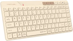 Клавиатура A4Tech Fstyler FBK26C AS бежевый USB беспроводная BT/Radio slim Multimedia (FBK26C AS)