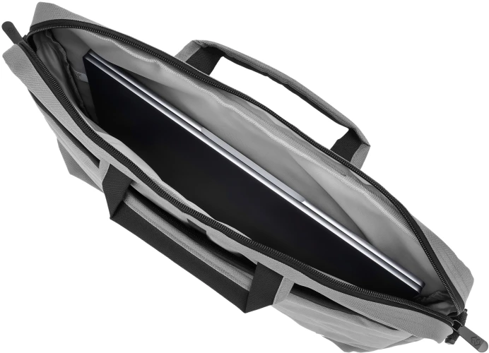 Сумка для ноутбука 17.3" Digma W-210 серый/черный полиэстер (W210GBK)