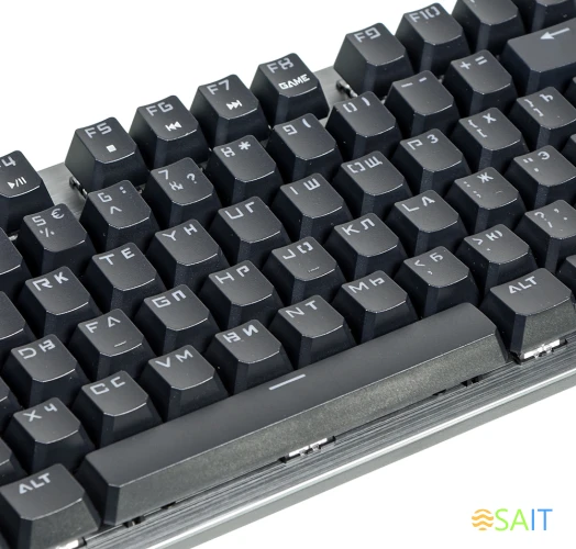 Клавиатура A4Tech Bloody B760 механическая серый USB for gamer LED (B760 GREY (BLACK SWITCH))