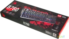 Клавиатура A4Tech Bloody B760 механическая серый USB for gamer LED (B760 GREY (BLACK SWITCH))