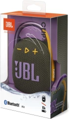 Колонка порт. JBL Clip 4 зеленый 5W 1.0 BT 15м 500mAh (JBLCLIP4GRN)