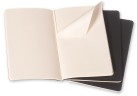 Блокнот Moleskine CAHIER JOURNAL QP311 Pocket 90x140мм обложка картон 64стр. линейка черный (3шт)