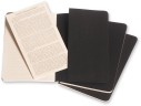 Блокнот Moleskine CAHIER JOURNAL QP311 Pocket 90x140мм обложка картон 64стр. линейка черный (3шт)