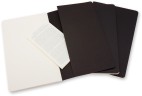 Блокнот Moleskine CAHIER JOURNAL QP311 Pocket 90x140мм обложка картон 64стр. линейка черный (3шт)