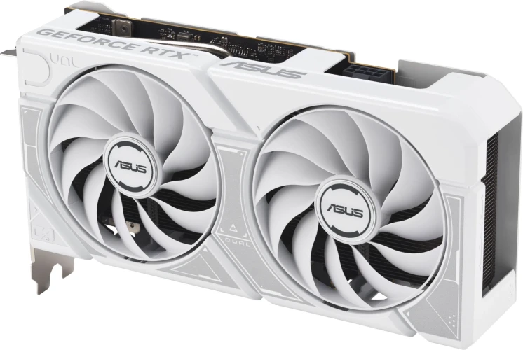 Видеокарта Asus PCI-E 5.0 DUAL-RTX5060-O8G-WHITE NVIDIA GeForce RTX 5060 8Gb 128bit GDDR7 2535/28000 HDMIx1 DPx3 HDCP Ret