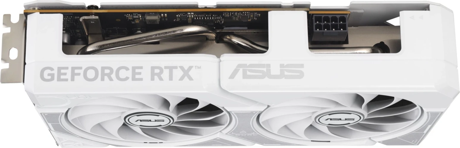 Видеокарта Asus PCI-E 5.0 DUAL-RTX5060-O8G-WHITE NVIDIA GeForce RTX 5060 8Gb 128bit GDDR7 2535/28000 HDMIx1 DPx3 HDCP Ret