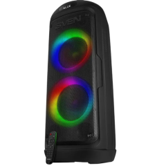 АС SVEN PS-770, черный (100 Вт, TWS, Bluetooth, FM, USB, microSD, LED-дисплей, 4400мА*ч) SVEN PS-770 (SV-021719)