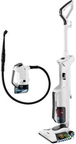 Пылесос паровой Kitfort КТ-595 1800Вт белый