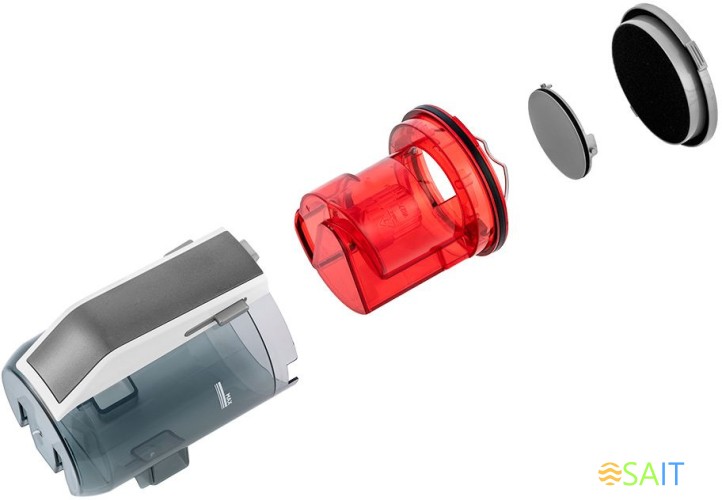 Пылесос паровой Kitfort КТ-595 1800Вт белый