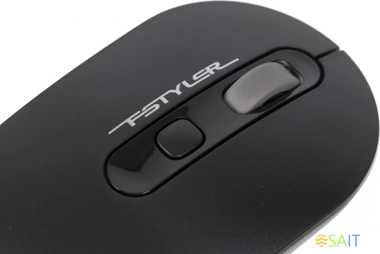 Мышь A4Tech Fstyler FG20 серый оптическая 2000dpi беспров. USB для ноутбука 4but (FG20 GREY)