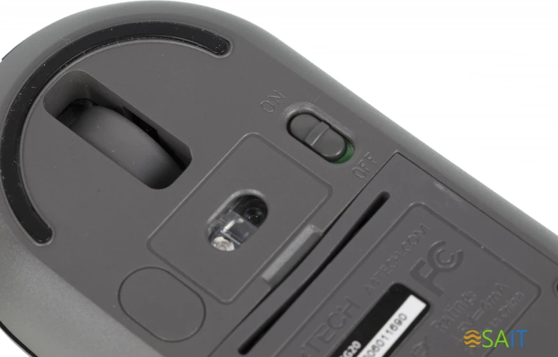 Мышь A4Tech Fstyler FG20 серый оптическая 2000dpi беспров. USB для ноутбука 4but (FG20 GREY)