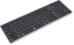 Клавиатура Оклик K767W серый/черный USB беспроводная BT/Radio slim Multimedia (2002135)