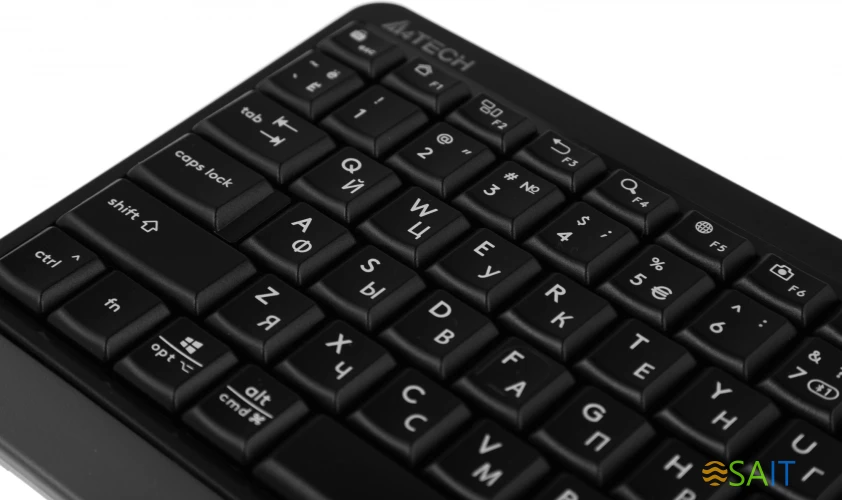 Клавиатура A4Tech Fstyler FBK11 черный/серый USB беспроводная BT/Radio slim