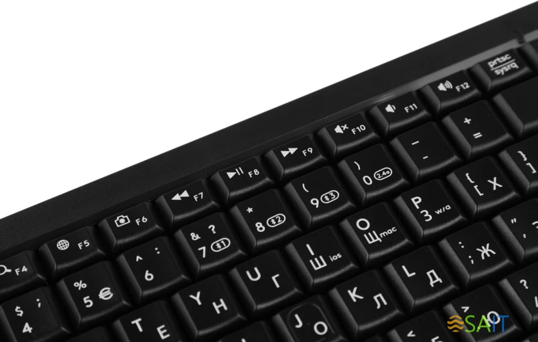 Клавиатура A4Tech Fstyler FBK11 черный/серый USB беспроводная BT/Radio slim