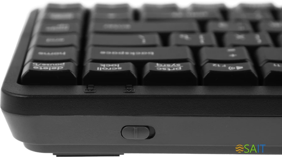 Клавиатура A4Tech Fstyler FBK11 черный/серый USB беспроводная BT/Radio slim